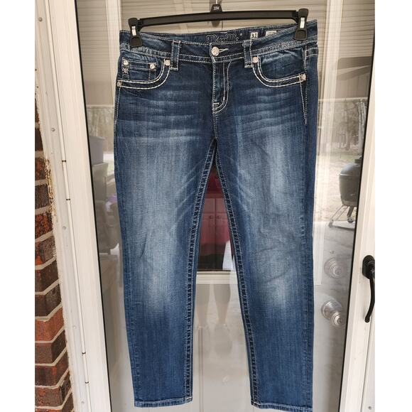 Miss Me Denim - Miss Me Jeans Women's Signature Skinny Embellished Pockets Size 31
